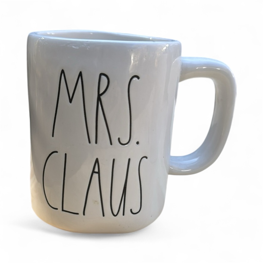 White Mrs. Claus Mug